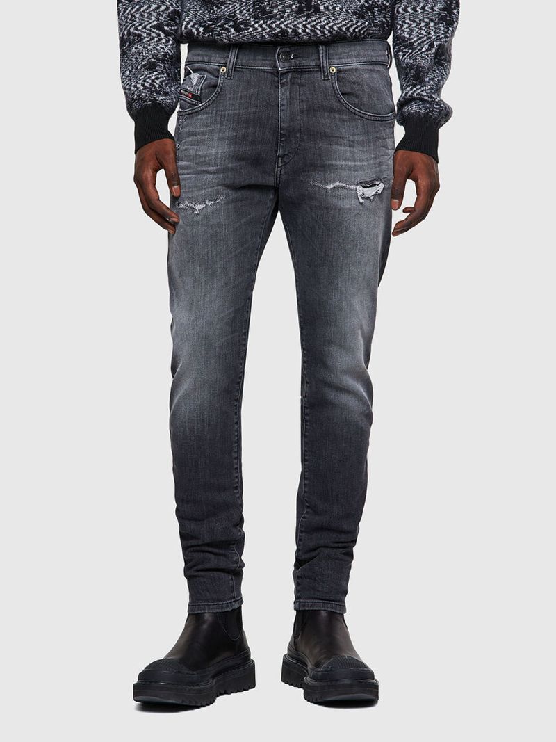 Joggjeans Diesel D-Strukt 009qt Homem - Pretas/Cinzentas Escuro TZCDI-9543